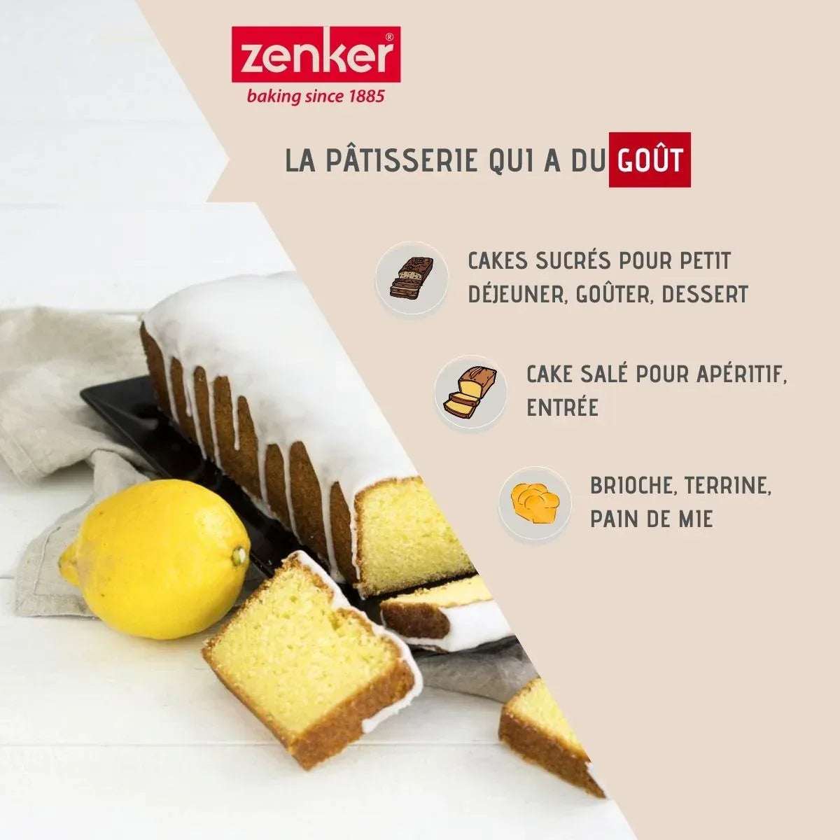 Zenker Cakevorm 25,5 cm Zwart Metallic - Perfecte Cakes Maken - Dahomy.nl