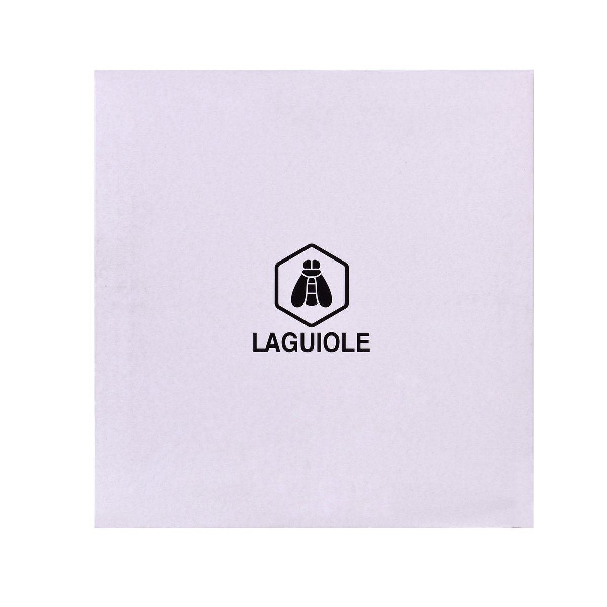 Laguiole Golden Shiny bestekset moderne vormgeving goud - verpakkingsdoos

