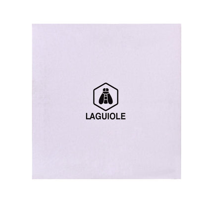 Laguiole Golden Shiny bestekset moderne vormgeving goud - verpakkingsdoos

