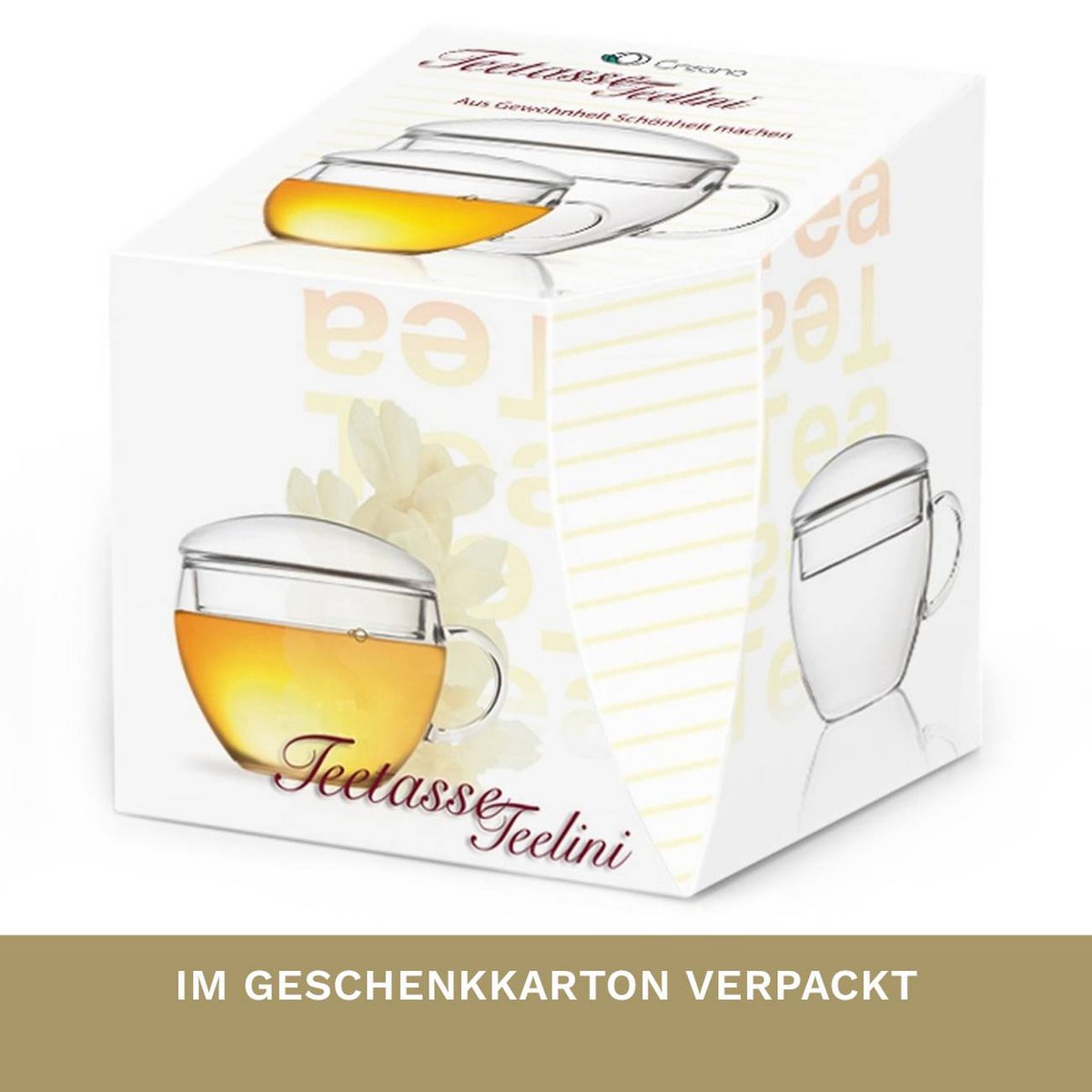 Creano Teelini theekop 200ml set van 2 in productdoos verpakking
