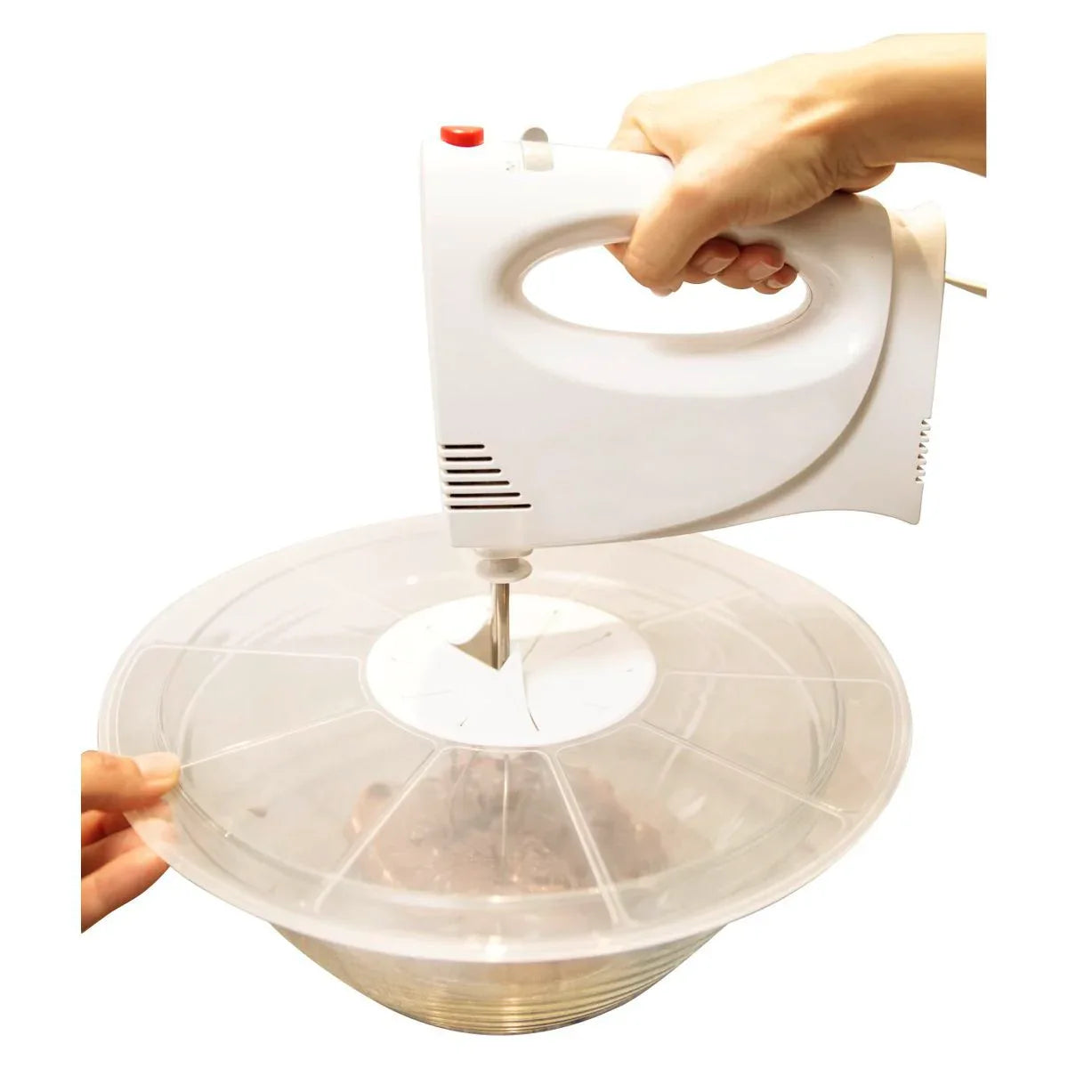 Antispatdeksel Zenker 30cm | Smart Pastry | Transparant Mixer Opening - Dahomy