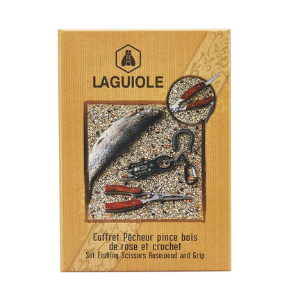 Laguiole Pêcheur cadeau set voor vissers compleet overzicht