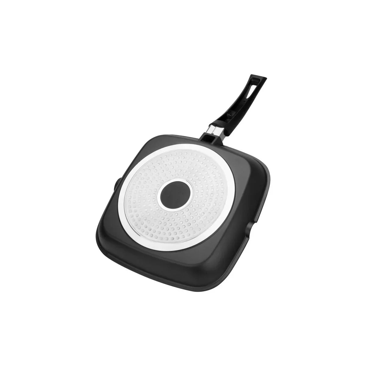 Swiss Pro+ grillpan 28cm geschikt voor inductie met bakelieten handvat - oderkant