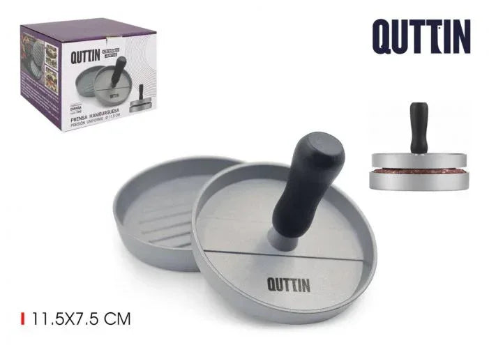 Hamburgerpers RVS Quttin 12cm | Burgerpers | BBQ Accessoire - Dahomy.nl