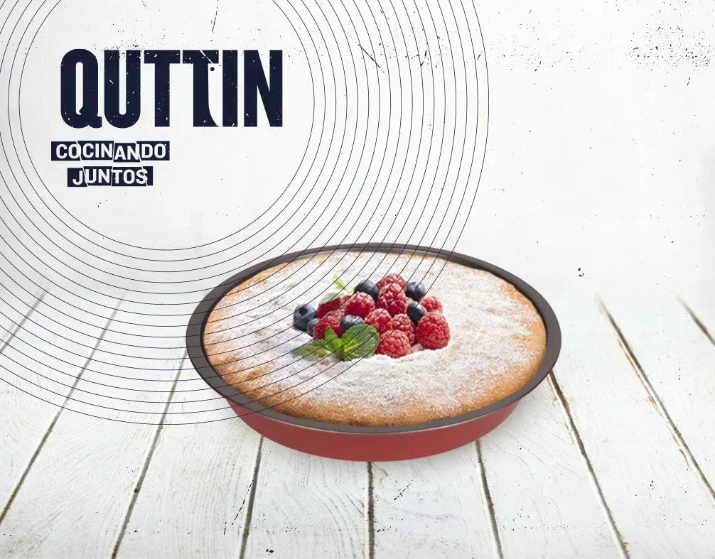 Bakvorm Rond Quttin 32cm Rood | PFOA BPA Vrij | Taarten - Dahomy
