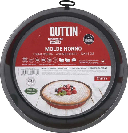 Bakvorm Rond Quttin 32cm Rood | PFOA BPA Vrij | Taarten - Dahomy